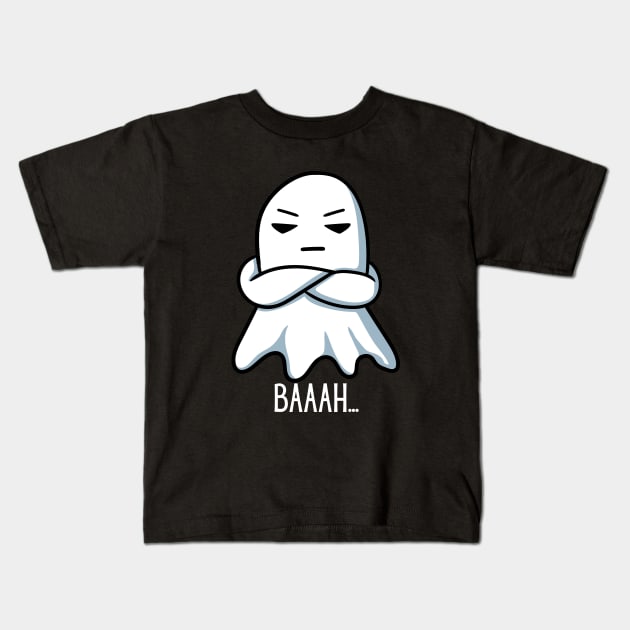 Funny Ghost Kids T-Shirt by Norse Magic